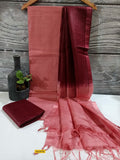 Bhagalpuri Katan Silk 3PC Unstitched Suit