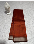 Pure Cotton Silk Mangalagiri Saree With  Blouse .