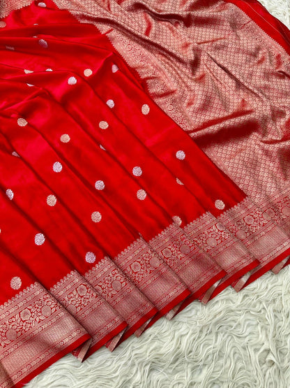 Banarasi katan mashru silk saree