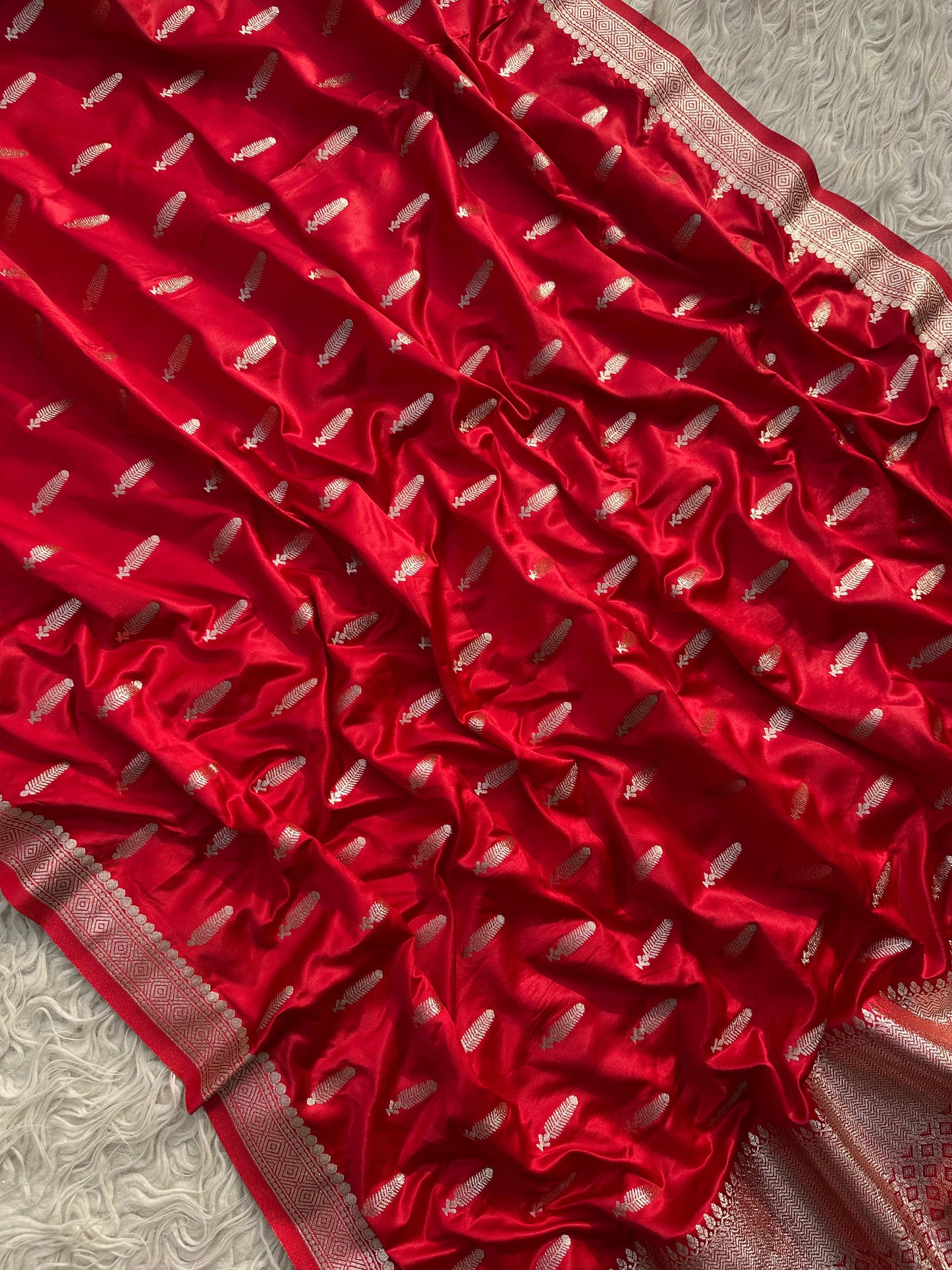 Banarasi katan mashru silk saree