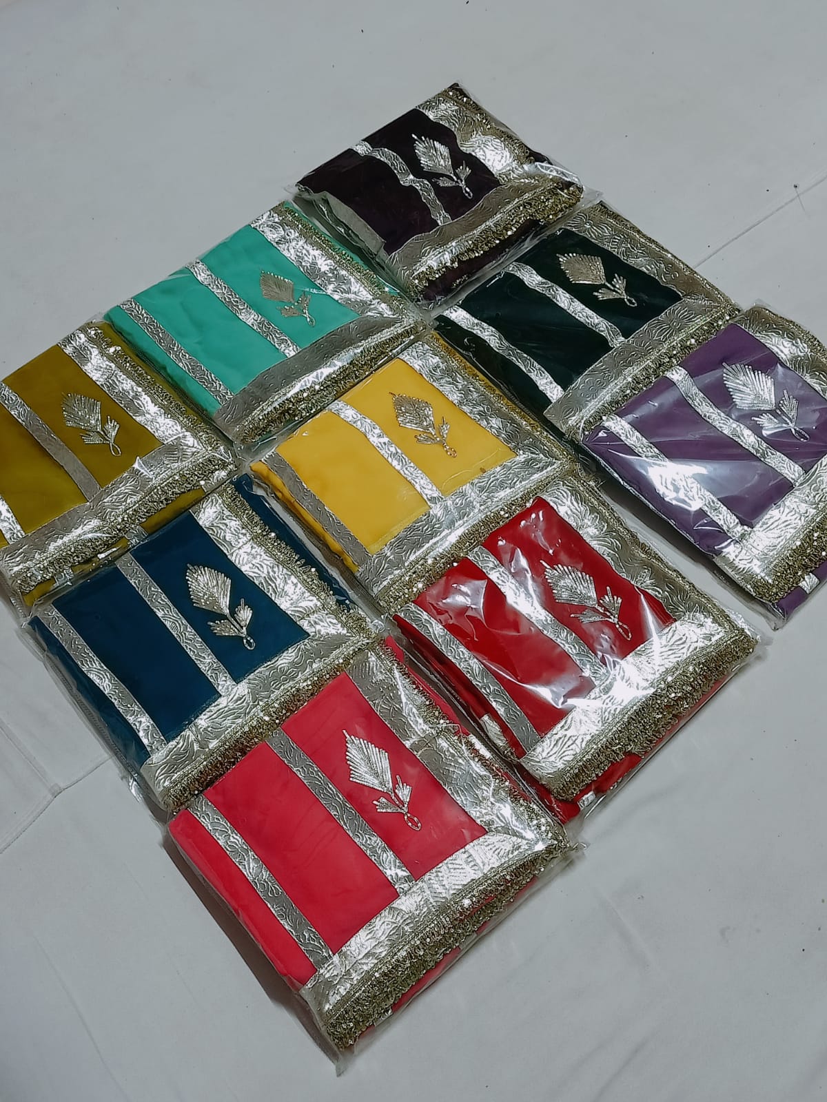 Beautiful Georgette Gota  Patti  Work Saree
