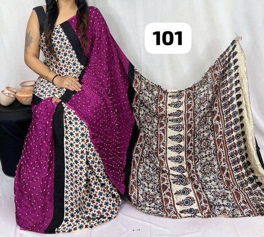Pure Modal Silk Saree with blouse