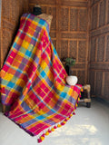 Beautiful Cotton Mulmul Saree Without blouse