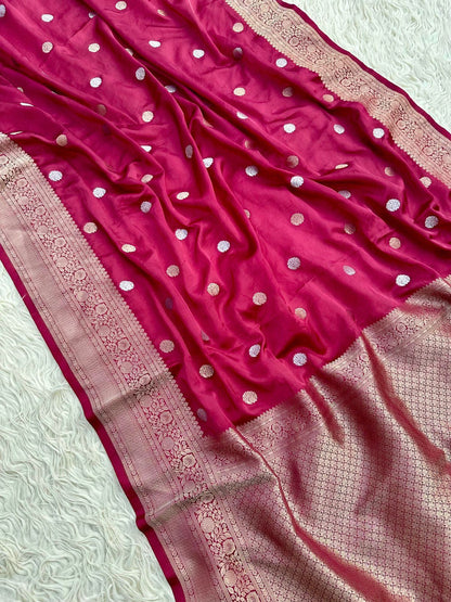 Banarasi katan mashru silk saree
