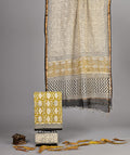 Pure Cotton Hand Block Print Suit With Kota Doriya Dupatta