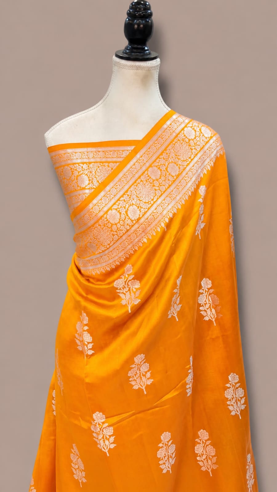 Banarasi Soft  Silk Saree With Zari Work
