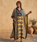 Pure Modal Silk Handblock Printed Kaftans Stitched suit