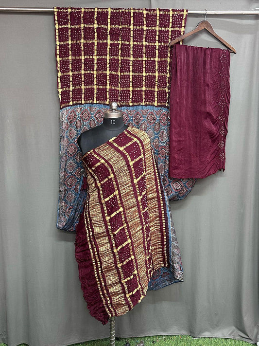 Pure Modal Silk Saree with blouse