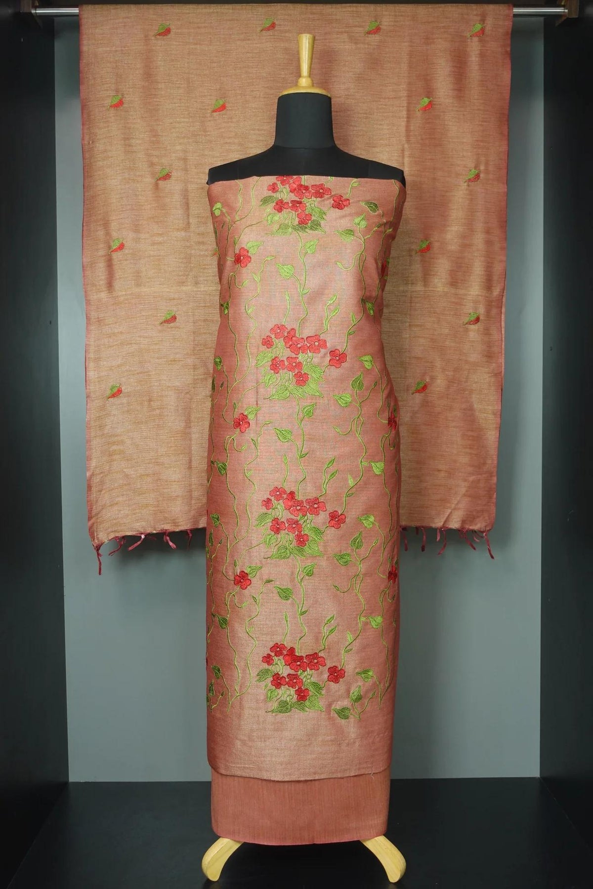 Pure Khaddi Cotton Linen Unstitched Suit