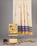 Exclusive new hand block printed cotton suits with cotton duptta