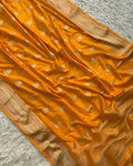 Banarasi Semi Khaddi Katan Georgette   Saree