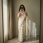 Beautiful Cotton Mulmul  Saree