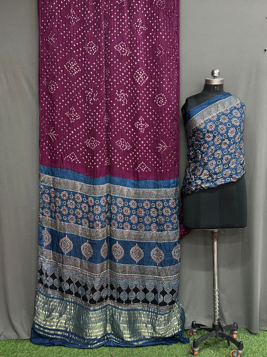 Pure Modal Silk Saree with blouse