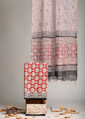 Pure Cotton Hand Block Print Suit With Kota Doriya Dupatta