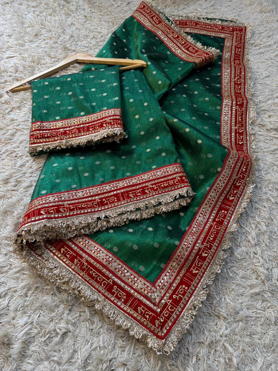 Banarasi Tissue Silk Saree With Blouse