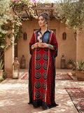 Pure Modal Silk Handblock Printed Kaftans Stitched suit