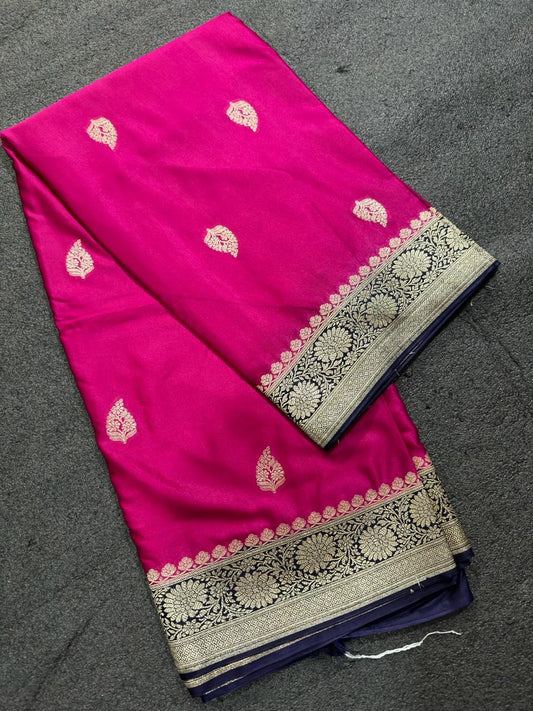 Banarasi Semi Katan  Soft Silk Saree