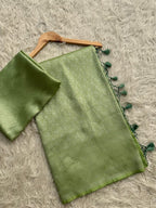 Banarasi Semi Katan Silk Saree With Blouse