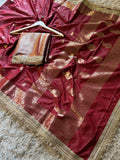 Banarasi Semi katan Soft Silk Saree