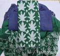 Pure cotton hand-block print suit with Chiffon dupatta