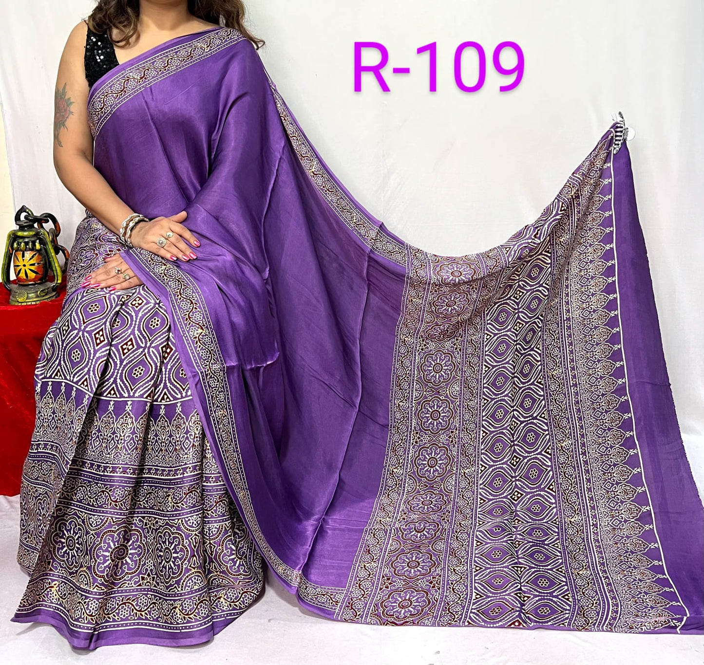 Pure Modal Silk Saree with blouse