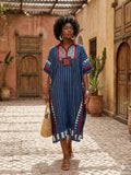 Pure Modal Silk Handblock Printed Kaftans Stitched suit