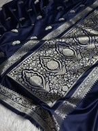 Banarasi katan mashru silk saree