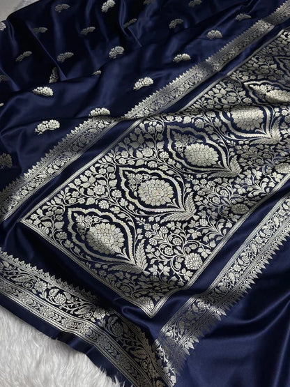 Banarasi katan mashru silk saree