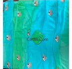 Beautiful Pure Jaipuri Chiffon 13 big Bird motif work Saree with blouse