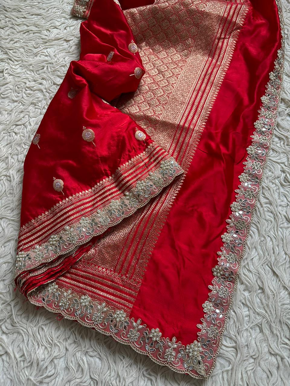 Banarasi premium mashru silk saree