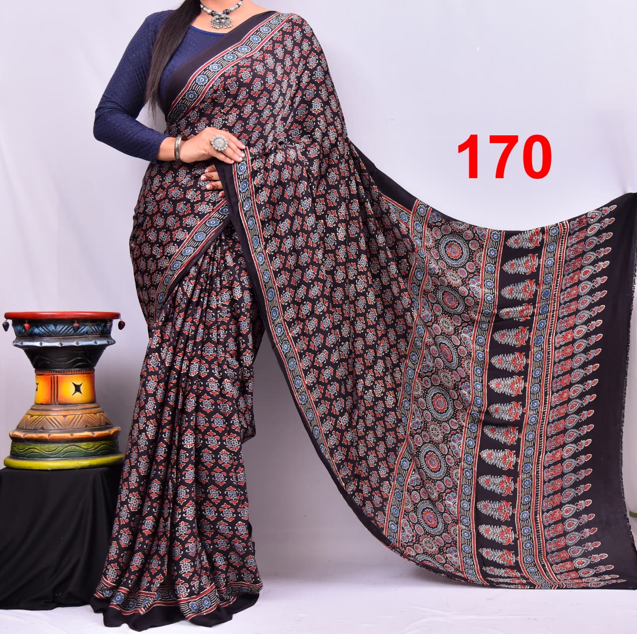 Pure Modal Silk Saree with blouse