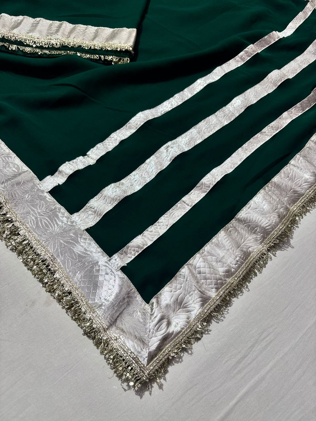 Beautiful Georgette Gota  Patti  Work Saree