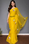 Pure Jaipuri Chiffon Saree