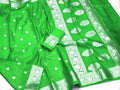 Banarasi  Georgette   Soft  Silk Saree With Zari Work
