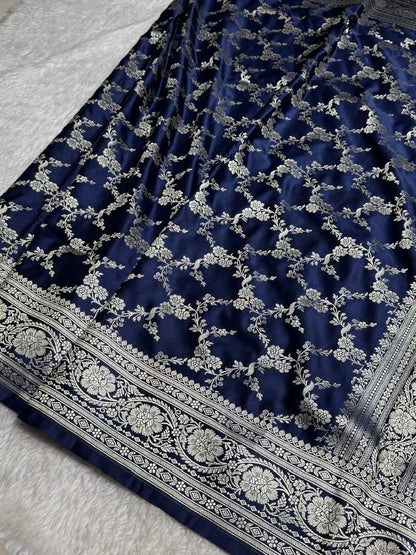 Banarasi Pure katan mashru silk saree With Blouse