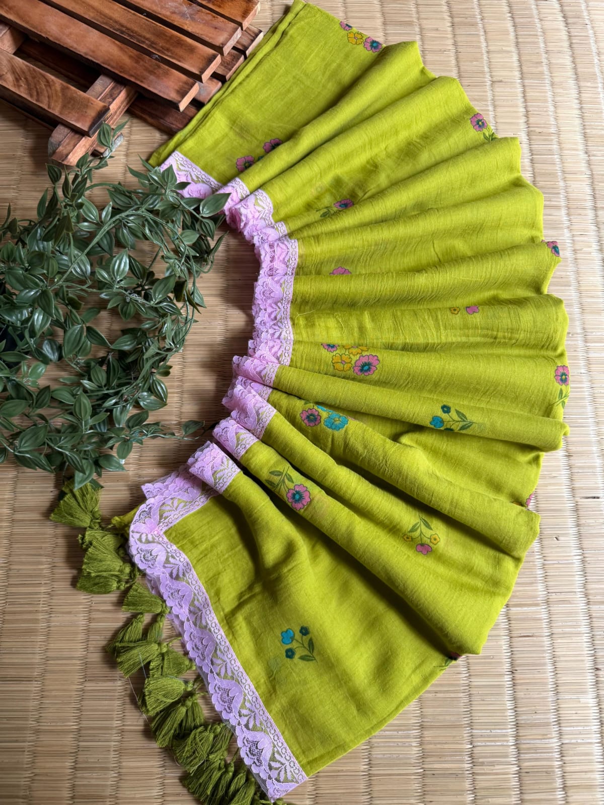 Beautiful Cotton Mulmul  Saree
