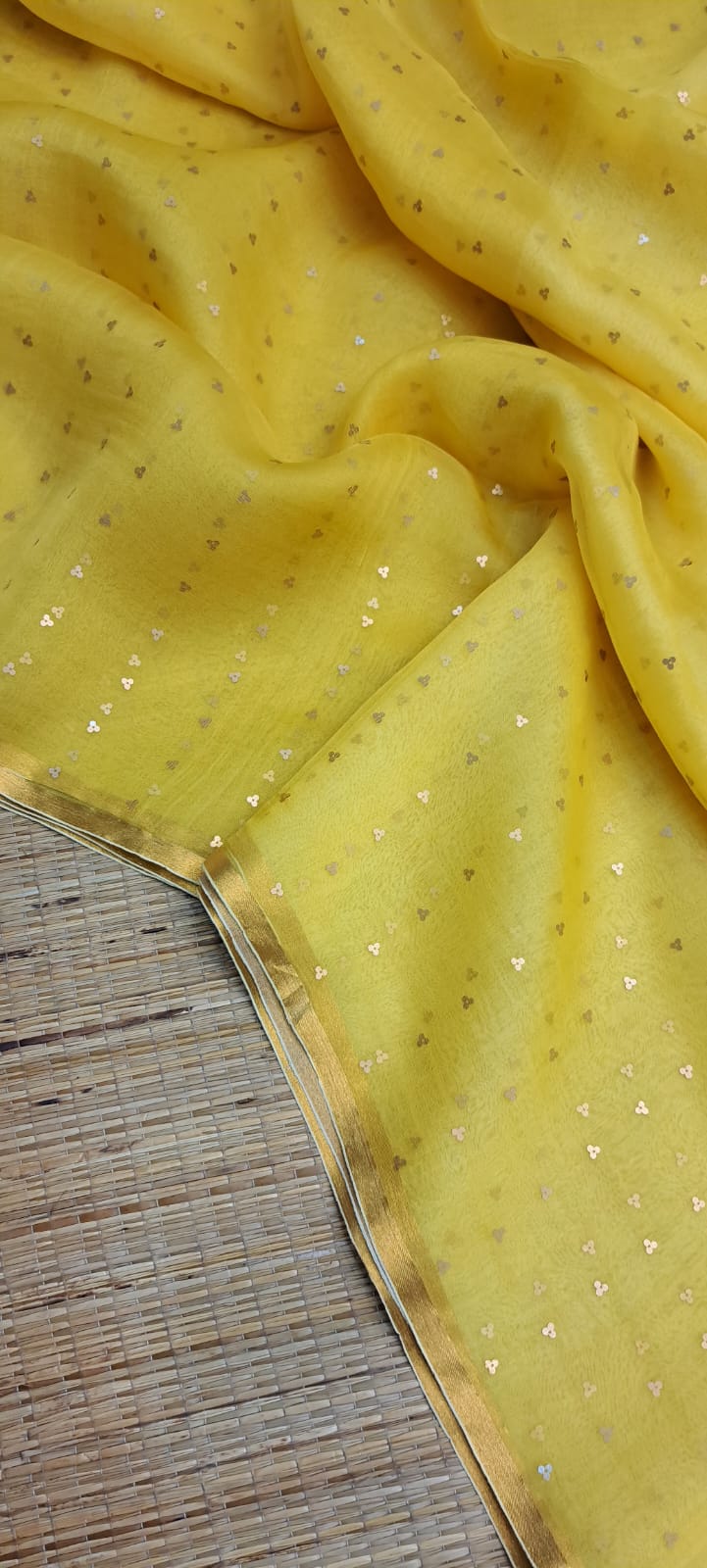 Bengal Handloom Pure Muslin Silk Saree With ( Silk Mark Certified)