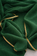 Pure Kota doria 3 pc Unstitched Suit with Mukaish work With shantoon bottom