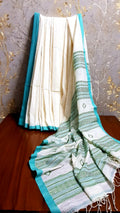 Bengal Handloom Pure Cotton saree with beautiful hand weaved work