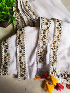 Beautiful Cotton Mulmul  Saree  Multi Color  Border