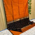 Maheshwari Cotton Silk Zari Work Saree With Blouse