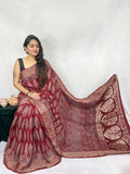 Pure Modal Silk Saree with blouse