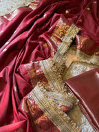 Banarasi Semi katan Soft Silk Saree