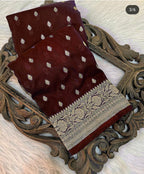 Banarasi  Semi  Warm Silk Soft Saree