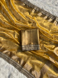 Banarasi Tissue Silk Saree With lace work border