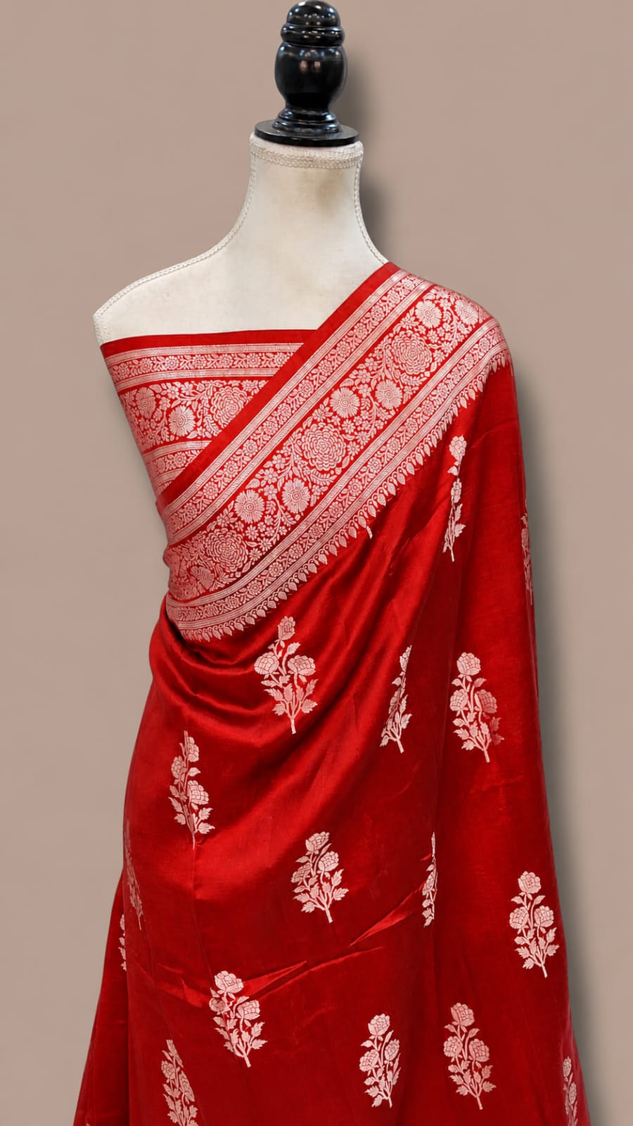 Banarasi Soft  Silk Saree With Zari Work
