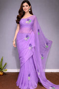 Pure Jaipuri Chiffon Saree