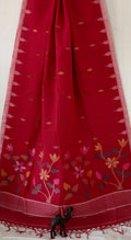 Pure Cotton needle work jamdani Saree
