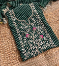 Pure Georgette Gota patti work Unstitched Suit