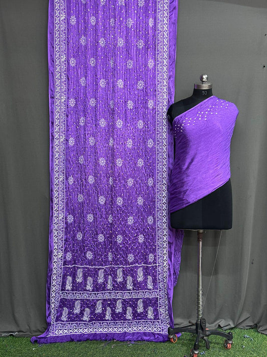 Pure Modal Silk Saree with blouse